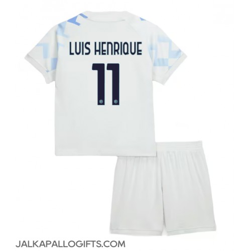 Inter Milan Luis Henrique #11 Vieras Peliasu Lasten 2025-26 Lyhythihainen (+ Lyhyet housut)